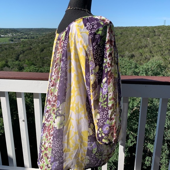 Elementz Women Floral Blouse size 2X - Picture 12 of 13